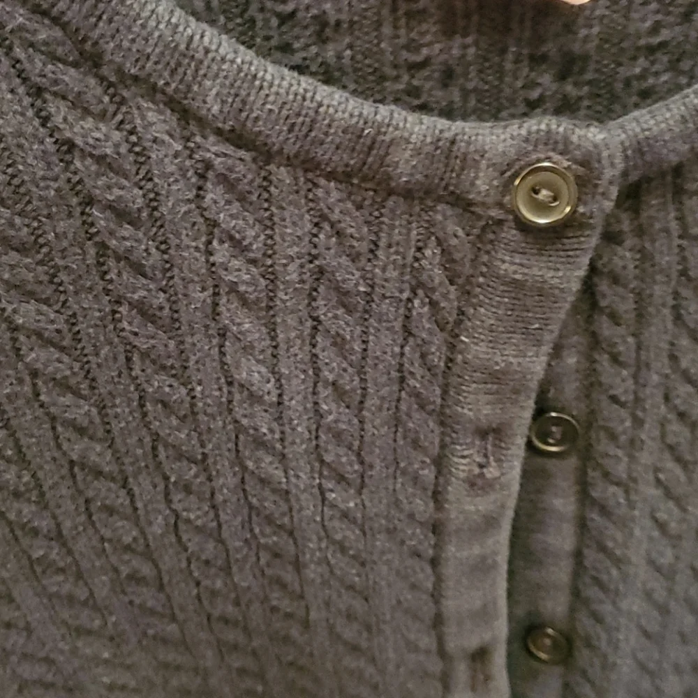 Black Button Down Cardigan - Picture 4 of 4